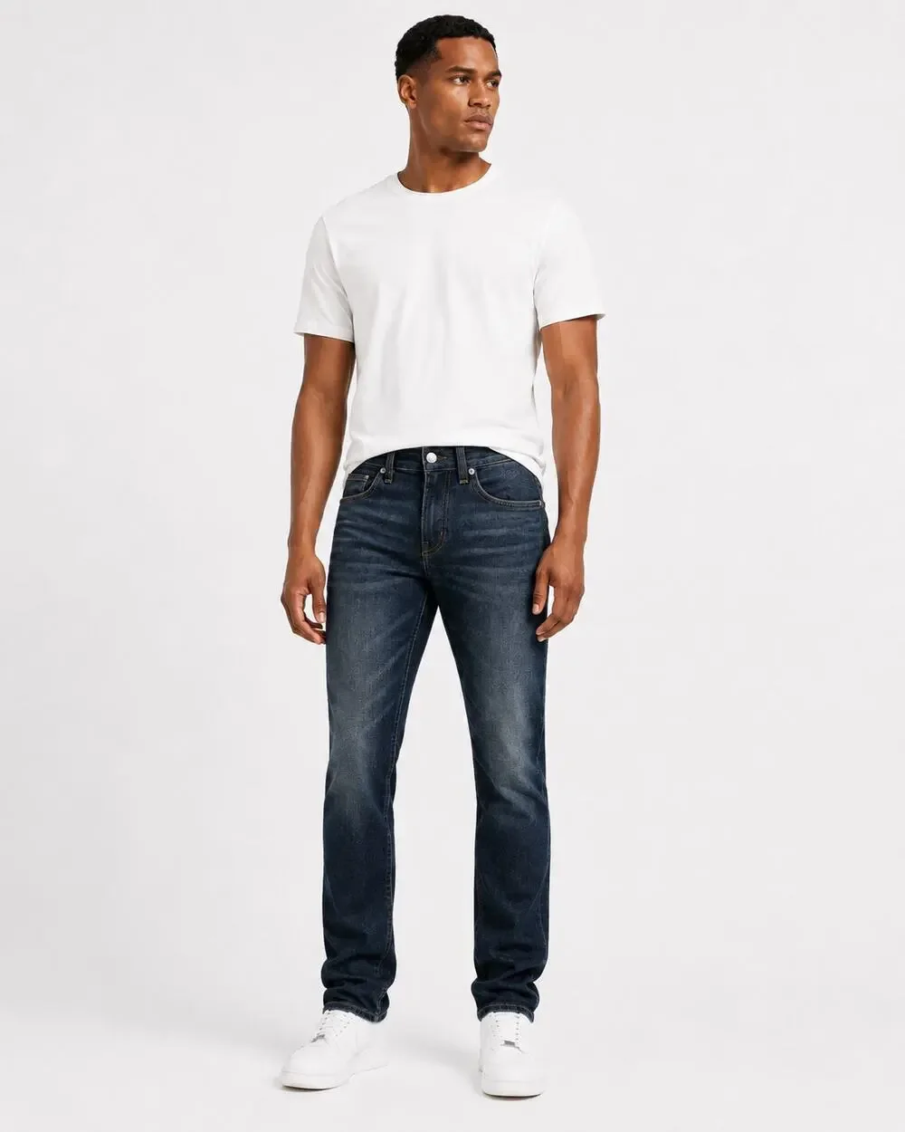 NWT True Religion Geno Rivet Slim Jeans Men’s 34 Dark Mirage Wash